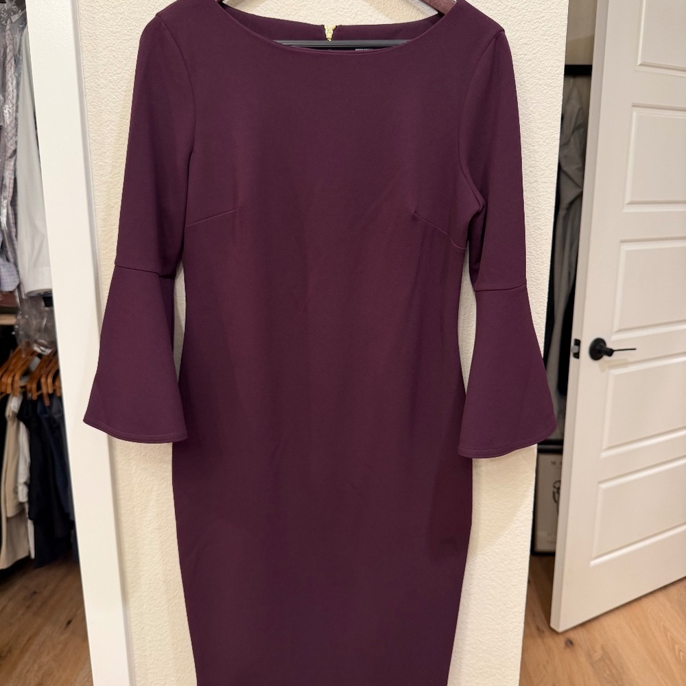 Clavin Klein Cranberry-colored Dress